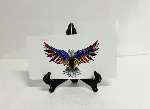 American Eagle License Plate Art 6"x12"
