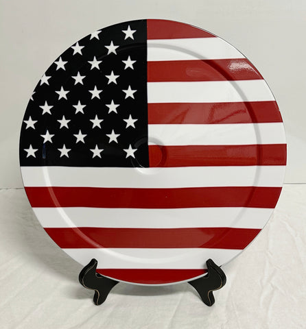USA Flag 14" Air Cleaner Cover Lid