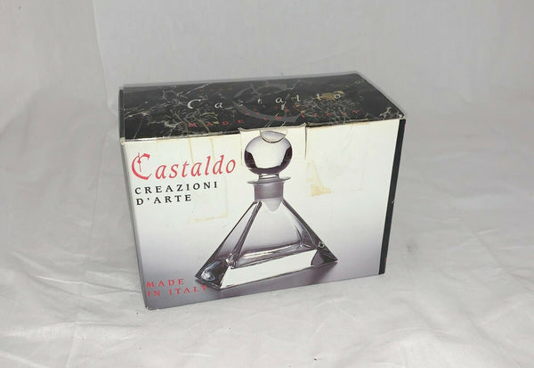 Castaldo Crystal Decanter Italy