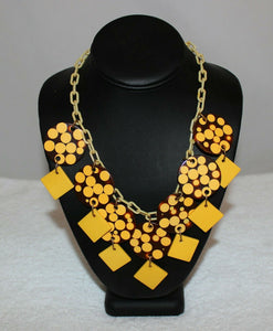 Jan Carlin Bakelite Dot Necklace