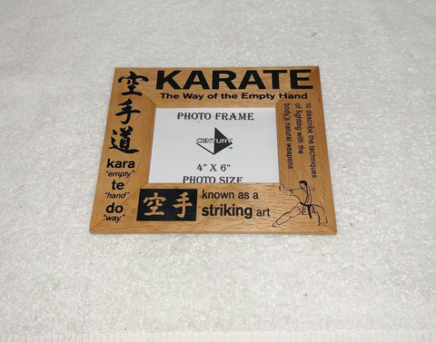Century 4x6 Wooden Karate Picture Frame