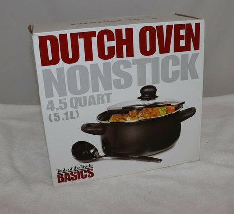 Basics Dutch Oven Non Stick 4.5qt Pot