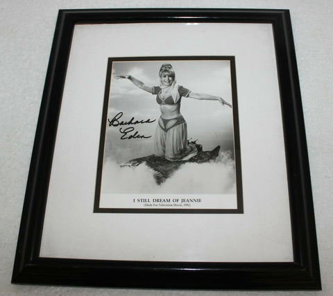 Barbara Eden 8X10 Black & White Autographed Framed Photo