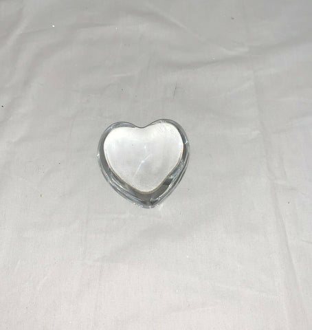 Baccarat Crystal Heart Paper Weight